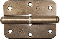 85 x 41 x 2.5 мм, 1 шт., цвет бронзовый металлик, левая, петля накладная "ПН-85" 37645-85L