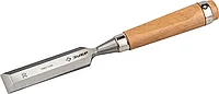 ЗУБР 30 мм, деревянная ручка, стамеска-долото ЭКСПЕРТ 18096-30