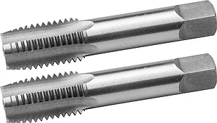 ЗУБР М20 x 2.5 мм, 2 шт., ручные, для нарезания метрической резьбы, комплект метчиков 4-28006-20-2.5-H2