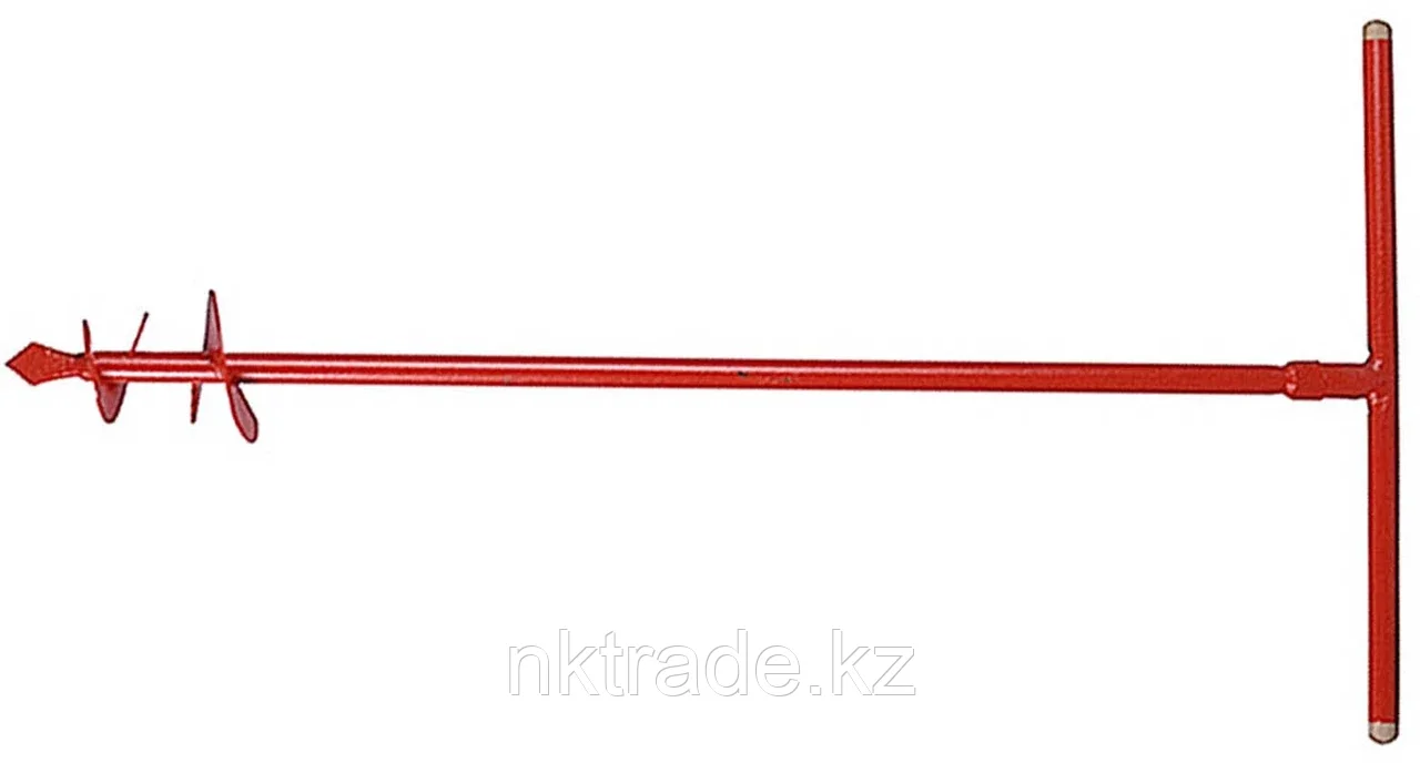 Диаметр шнека 160 мм, твердосплавная напайка на рабочей кромке, бур садовый ручной 39491-160