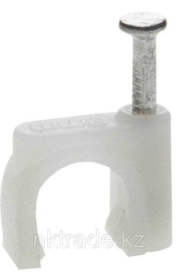 ЗУБР 5 мм, полиэтилен, 50 шт., скоба-держатель для круглого кабеля 45111-05 - фото 1 - id-p61487942