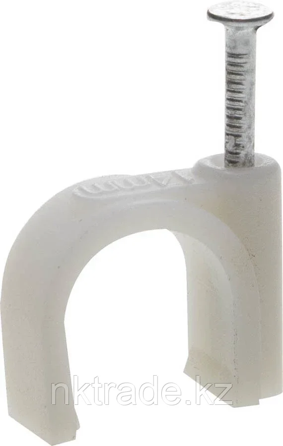 ЗУБР 14 мм, полиэтилен, 70 шт., скоба-держатель для круглого кабеля 45111-14