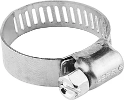 ЗУБР 10-16 мм, нерж. сталь, просечная лента 8 мм, хомуты 37811-10-16-5