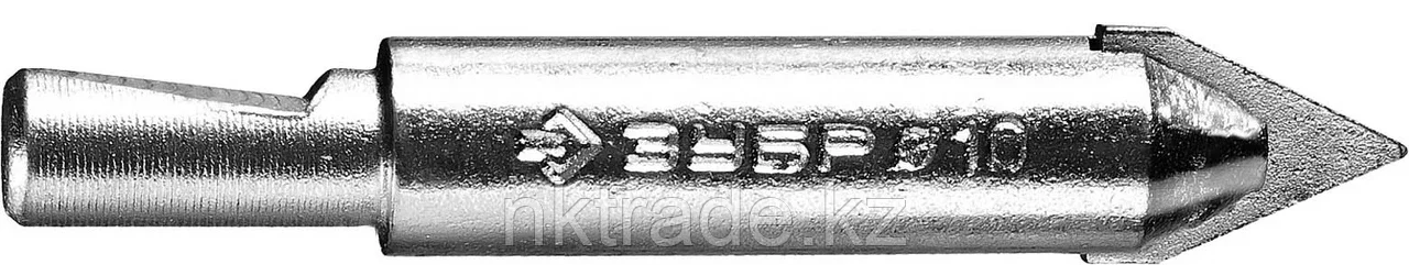 ЗУБР d 51 мм, L - 25 мм, карбид-вольфрамовая крошка, в сборе с державкой и сверлом, коронка-чашка - фото 7 - id-p61495591