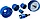 ЗУБР 6 шт.: d 22, 28, 35, 44, 68, 73 мм, L - 25 мм, карбид-вольфрамовая крошка, набор коронок-чашек, фото 7