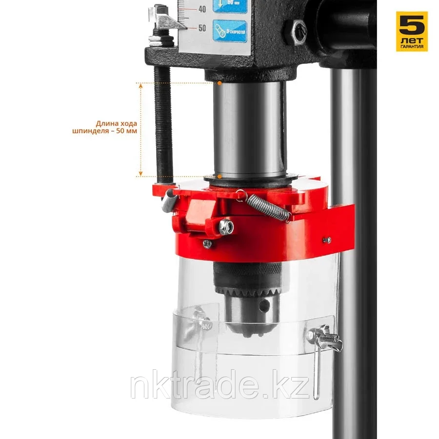 Станок сверлильный ЗСС-350 ЗУБР 350 Вт, 1,5-13 мм, 50 мм - фото 7 - id-p61498665