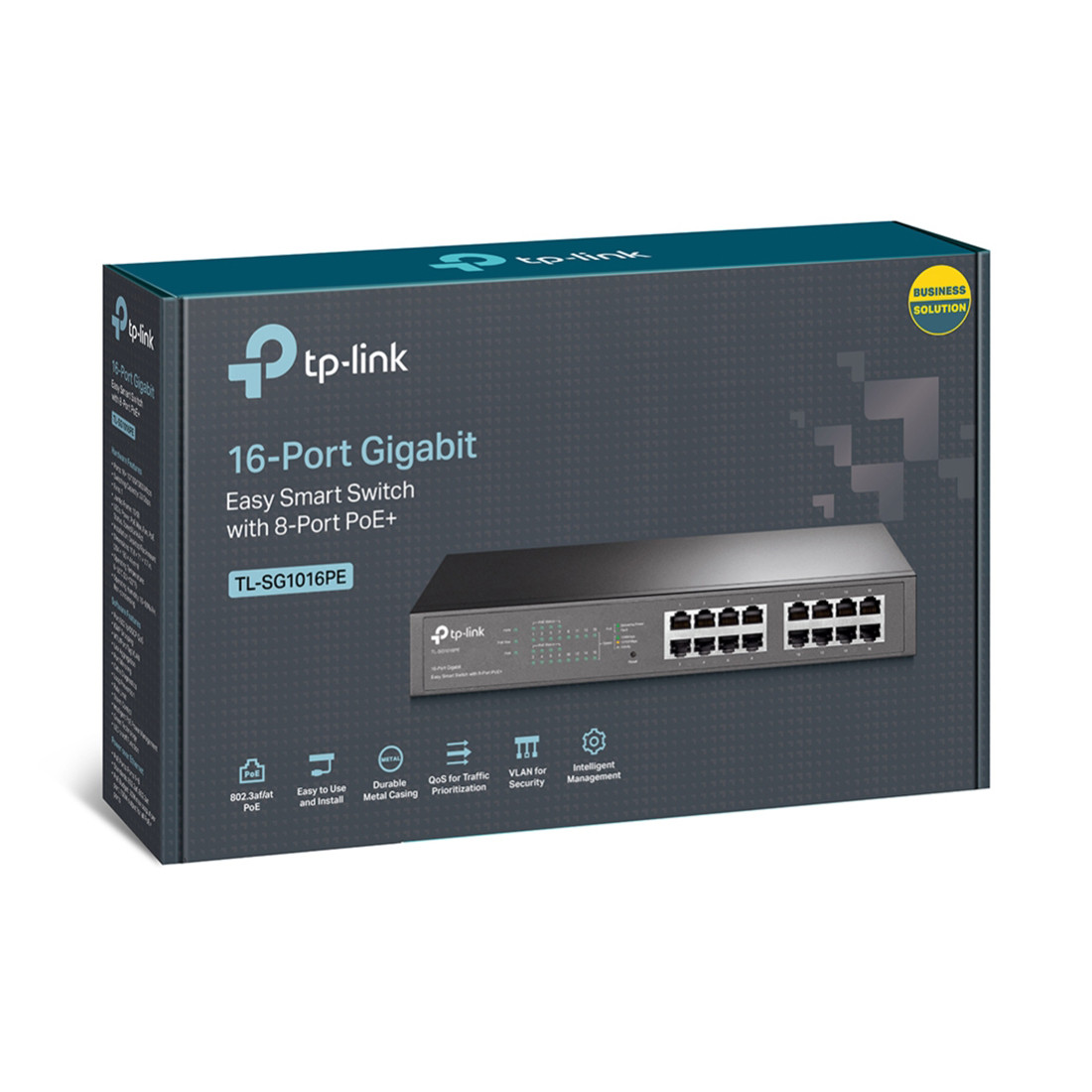 Коммутатор TP-Link TL-SG1016PE PoE+ - фото 3 - id-p89902244