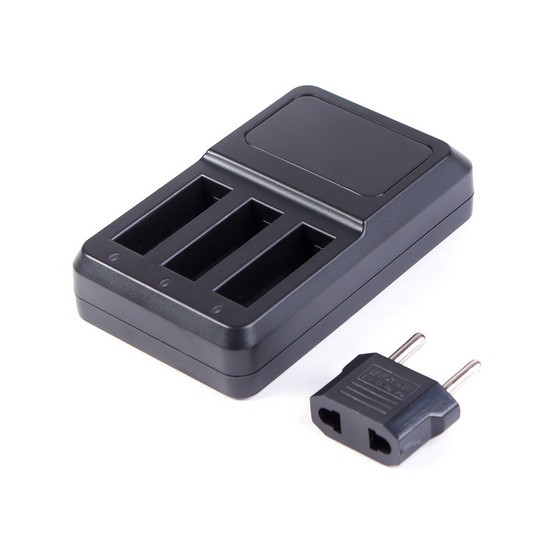 Зарядка для 3 батарей GoPro Hero 4 от USB Deluxe DLGP-404 - фото 2 - id-p89901437