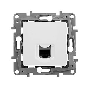 Информационная розетка RJ45 - категория 5 - UTP - Etika - белый, фото 2
