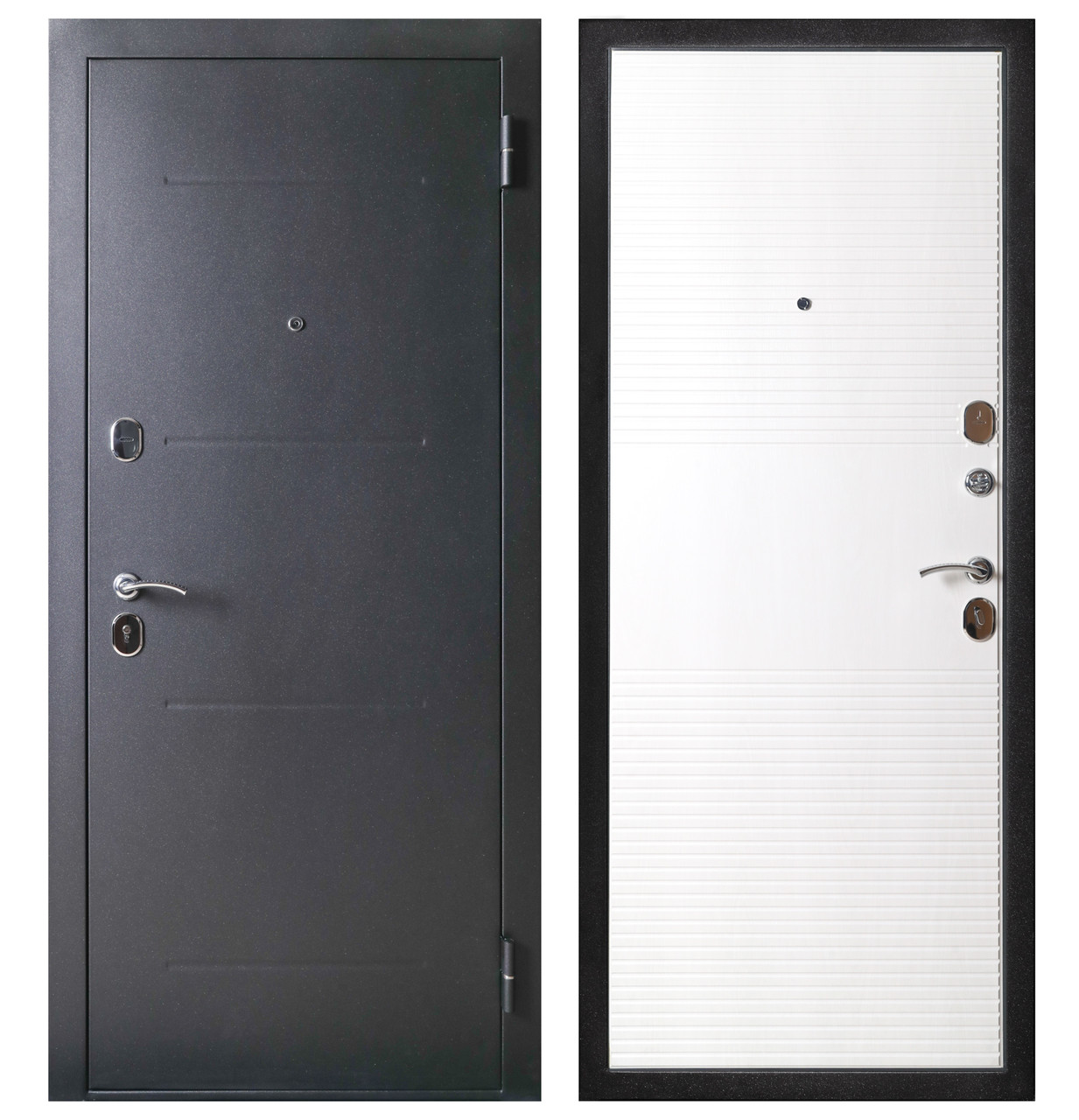 Дверь входная металлическая Ferroni Гарда 75 Муар/Белый Ясень - фото 5 - id-p89908694