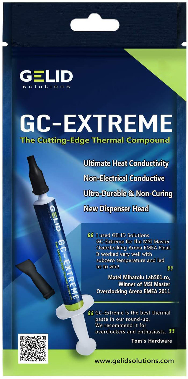Термопаста Gelid GC-Extreme 3.5g - фото 2 - id-p89823536