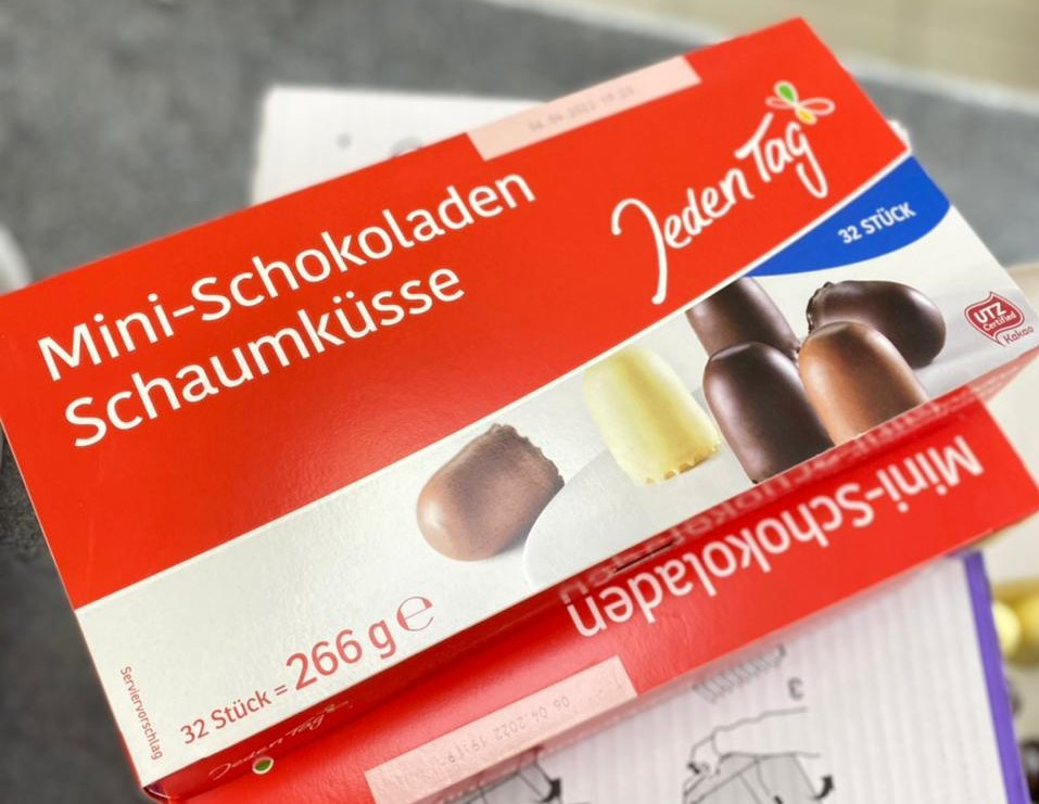 Шоколад Mini Schokoladen Schaumkusse 266гр