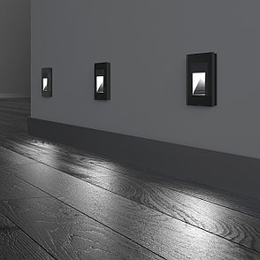 Встраиваемая LED подсветка (черный) WL08-BL-02-LED, Werkel, фото 2