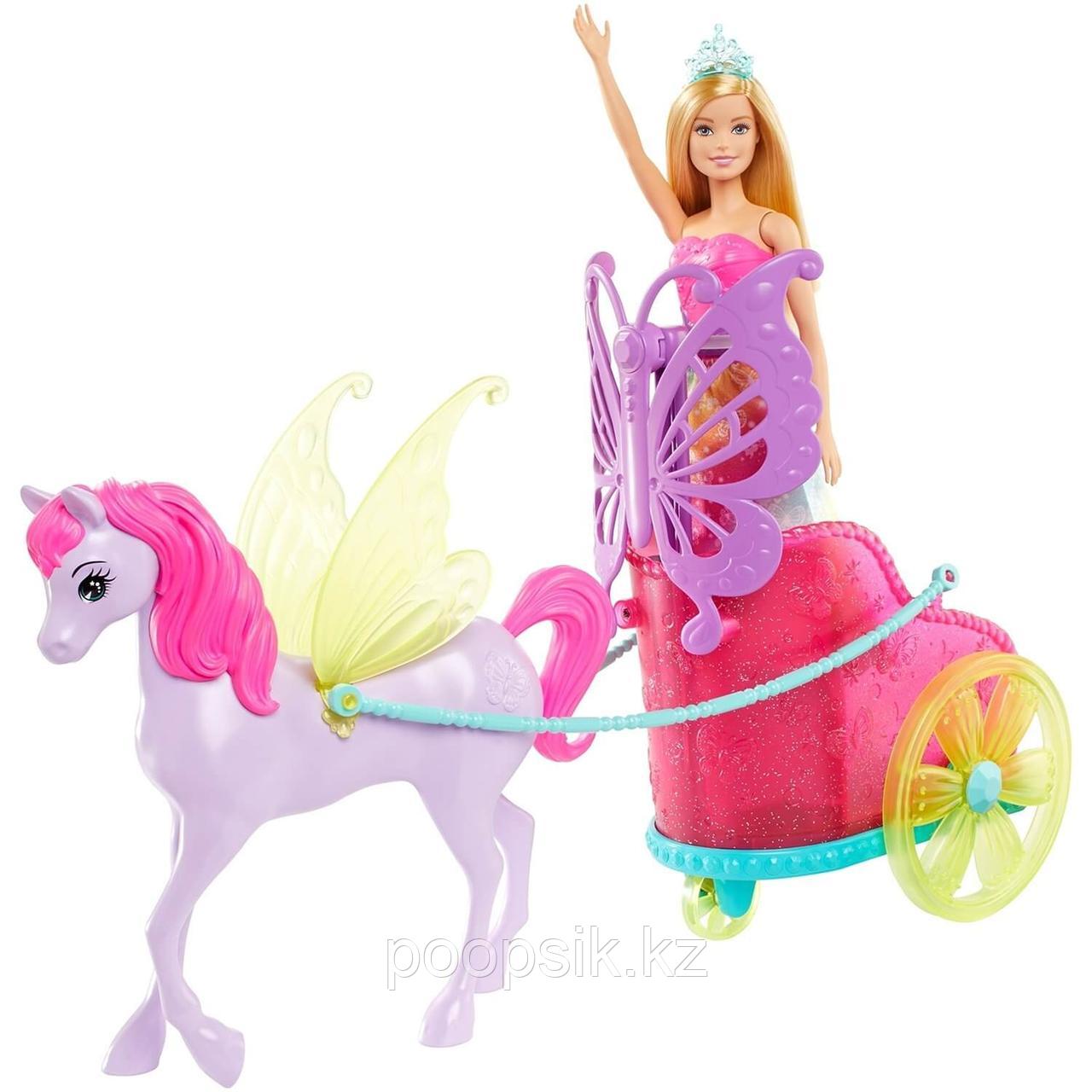 Barbie Сказочная карета Барби GJK53 - фото 1 - id-p67724184