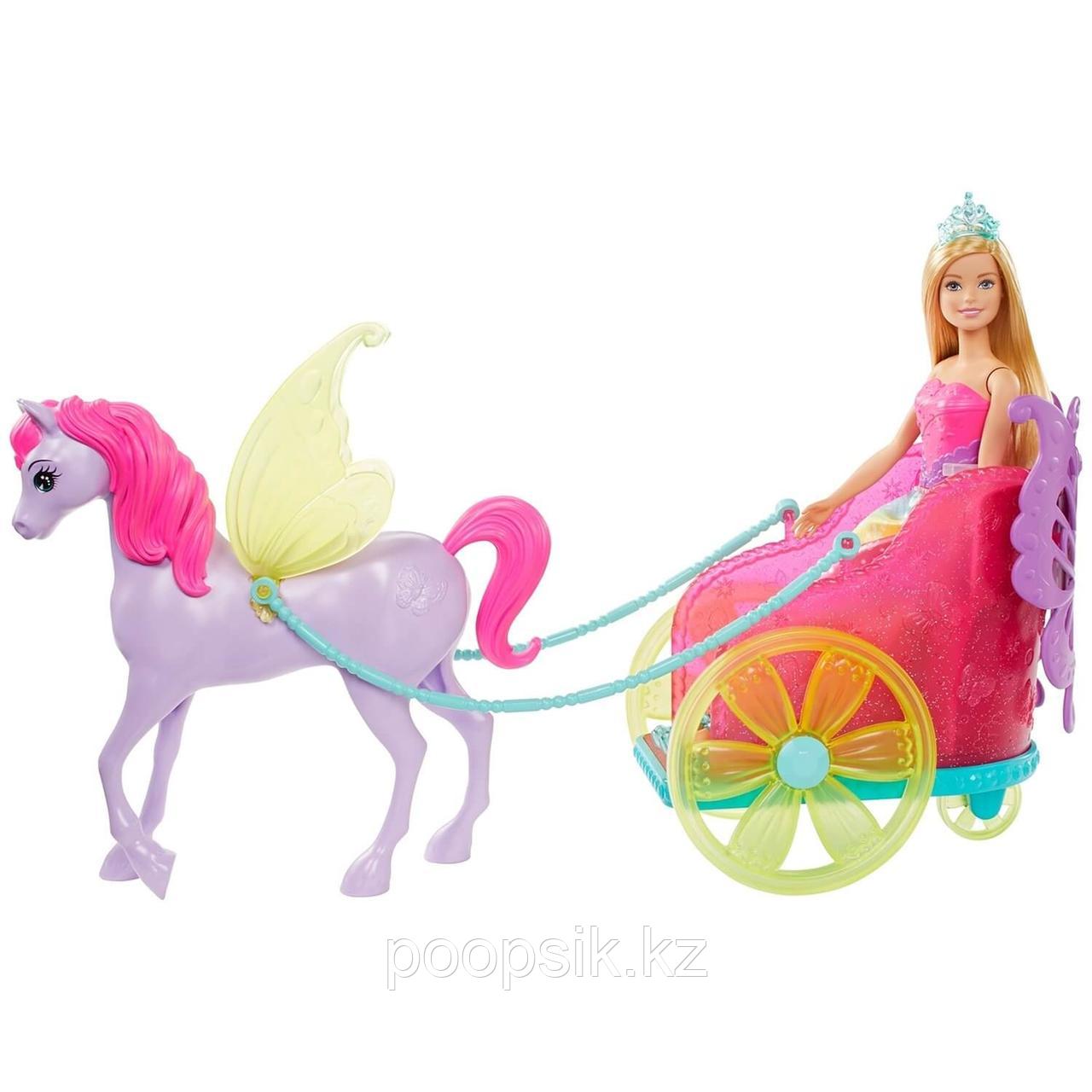 Barbie Сказочная карета Барби GJK53 - фото 2 - id-p67724184