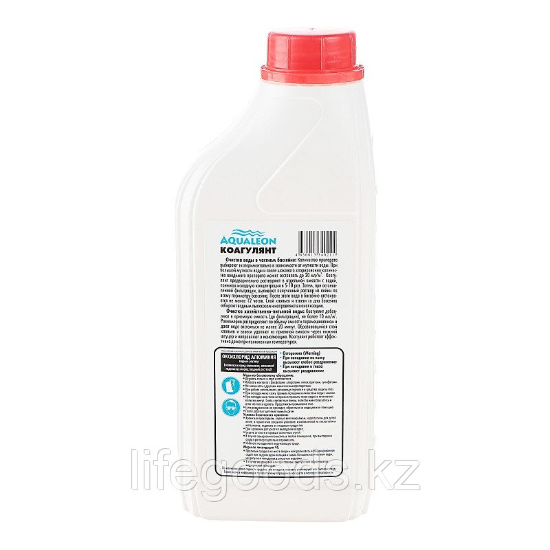 Коагулянт Aqualeon жидкое средство, 1 л (1,1 кг) - фото 2 - id-p89910551