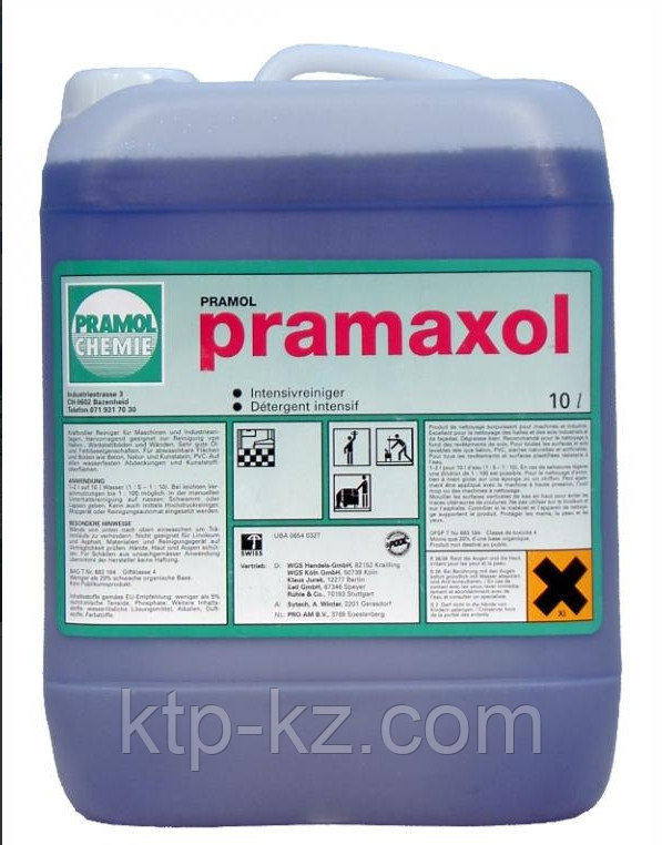 Мощный очиститель полов, машин и оборудования PRAMAXOL 10л