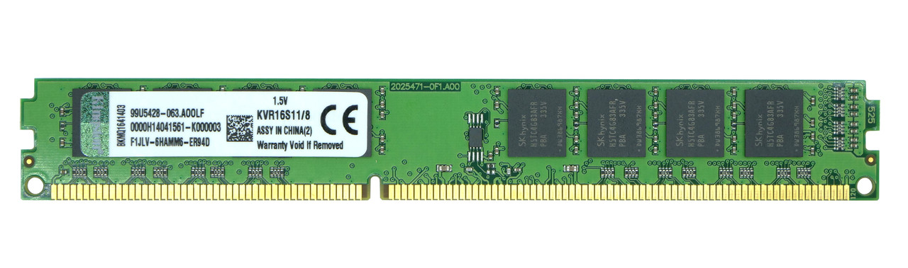 Оперативная память DIMM DDR3 8GB Kingston KVR16N11/8