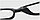 Компьютерные очки хамелеоны с тоненькой душкой узкая оправа матовая Plazma черные, фото 6