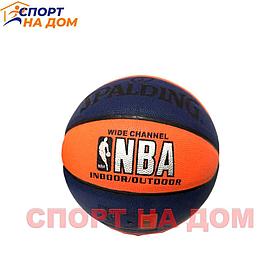 Баскетбольный мяч Spalding NBA (сине-оранжевый)