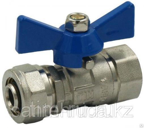 Кран шаровой для МП TIM 16*1/2 "М" обжим (25/100), фото 1