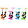 Самокат каталка Детский светящийся Самокат(беговел) 5в1 "Божья коровка" с родительским рулём оранжевый, фото 4