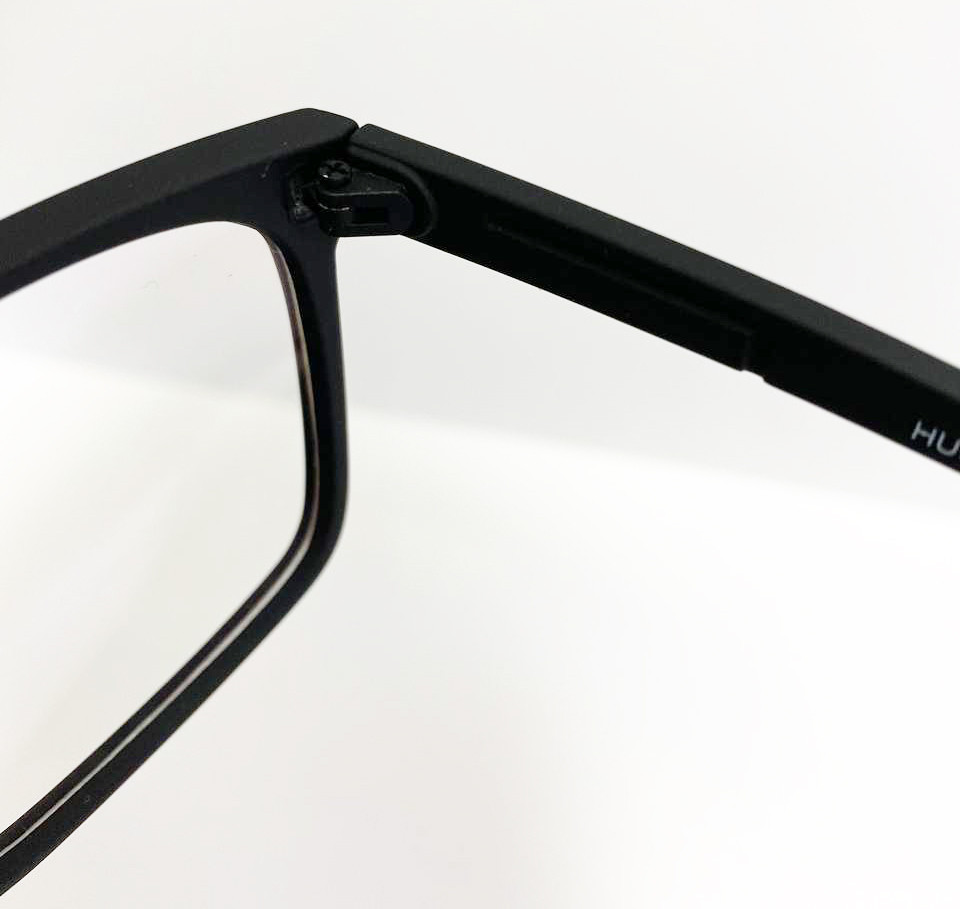 Компьютерные очки хамелеоны с тоненькой душкой узкая оправа матовая Husya boss черные - фото 6 - id-p89914826