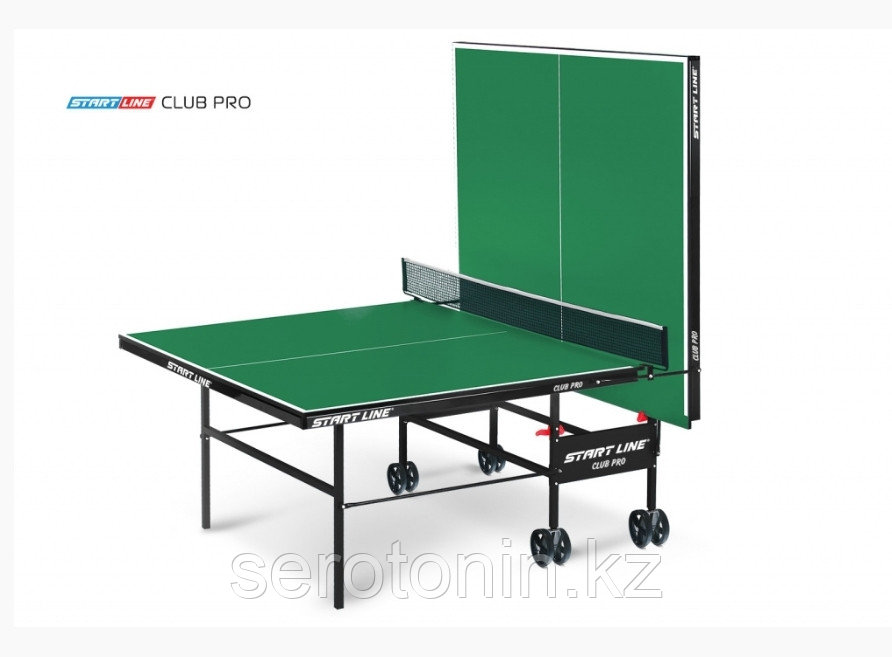 Теннисный стол Club Pro green с сеткой - фото 4 - id-p89915379