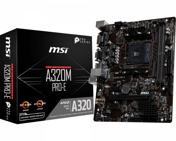 Материнская плата MSI A320M PRO-E AM4