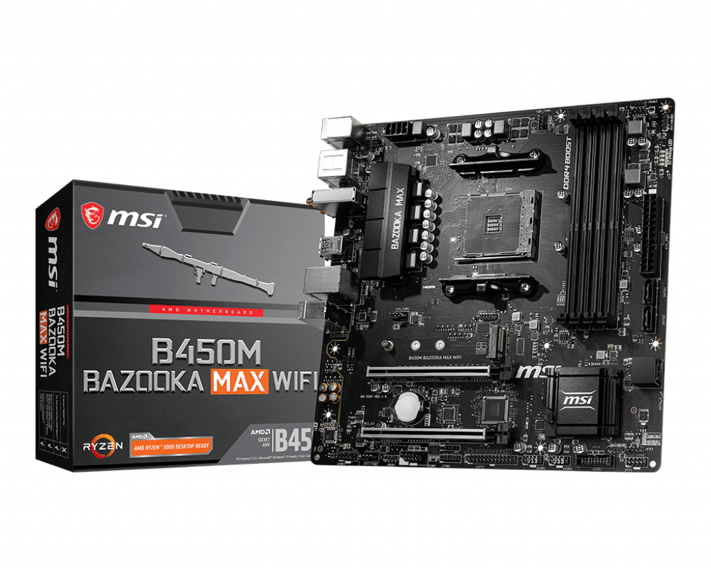 Материнская плата MSI B450M BAZOOKA MAX WIFI