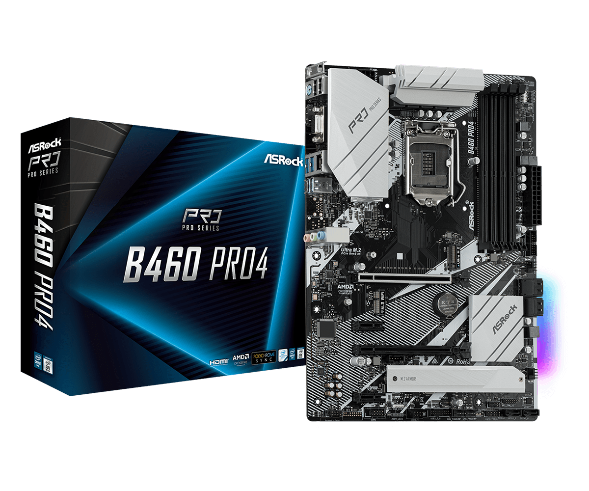 Материнская плата ASRock B460 PRO4