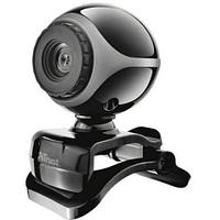 Веб-камера TRUST Exis, USB 2.0, черно-серый