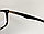 Компьютерные очки хамелеоны с тоненькой душкой с золотистой вставкой узкая оправа матовая Plazma черные, фото 5