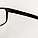 Компьютерные очки хамелеоны с тоненькой душкой узкая оправа глянцевая Plazma 02 черные, фото 6