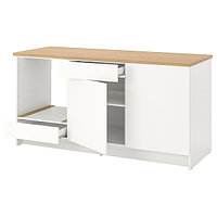 Шкаф напольный КНОКСХУЛЬТ белый 180 см ИКЕА, IKEA