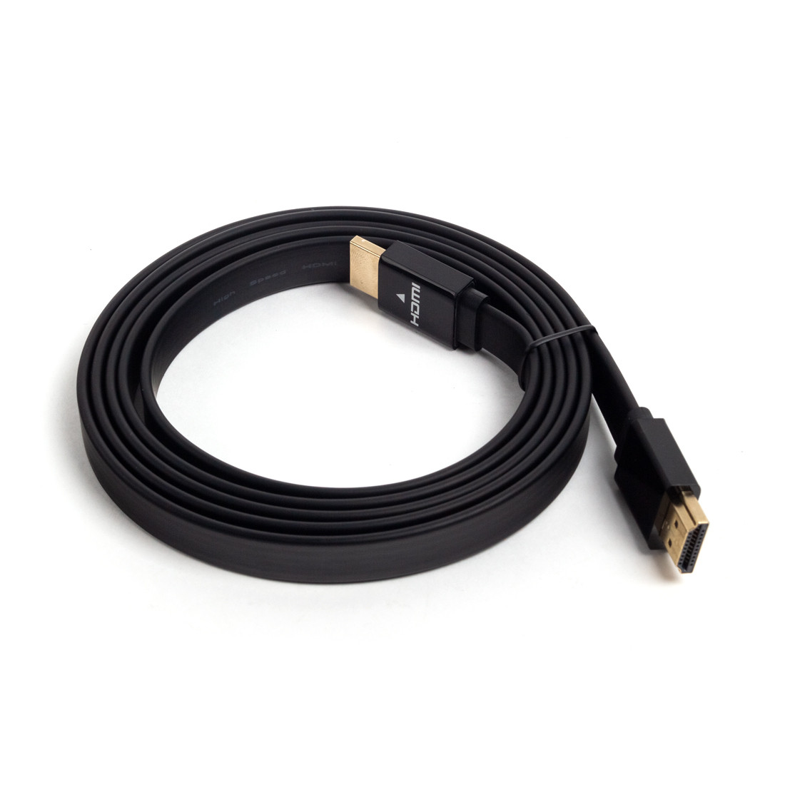 Интерфейсный кабель HDMI-HDMI плоский SVC HF0150-P 30В Чёрный