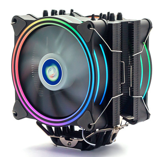 Вентилятор для процессора ALSEYE H120D Universal, RGB, 120 мм, 4-pin, Rifile, H120D, OEM H120D