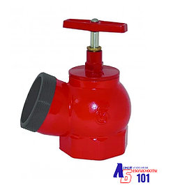 Кран пожарный КПЧ-65 угловой-чугунный (муфта-цапка)125°