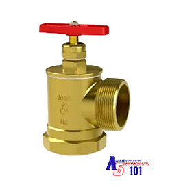 Клапан угловой КПЛ-50 латунный (муфта/цапка)