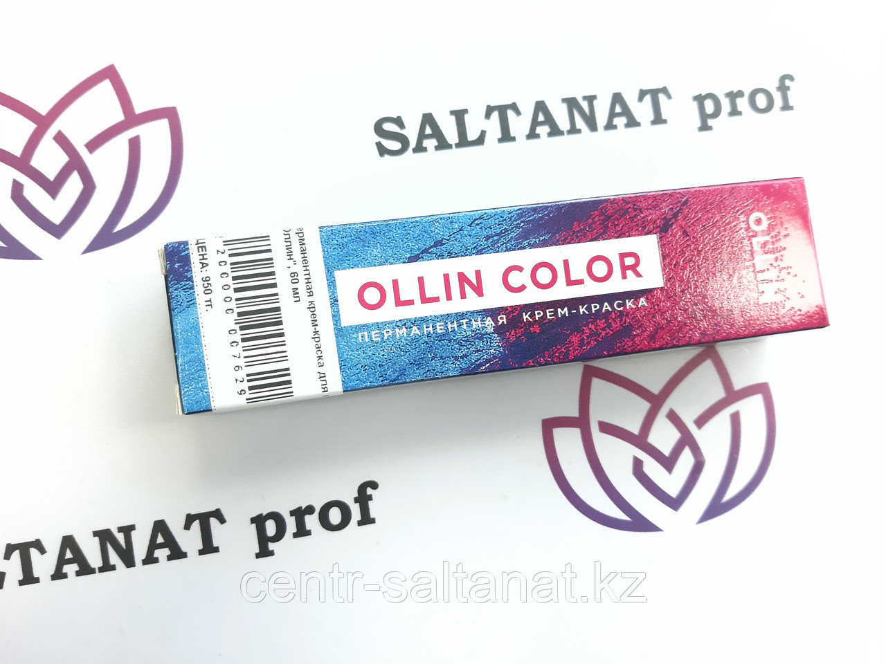 Перманентная краска для волос синяя Ollin