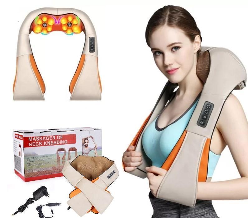 Массажёр роликовый для спины и шеи Massager of Neck Kneading