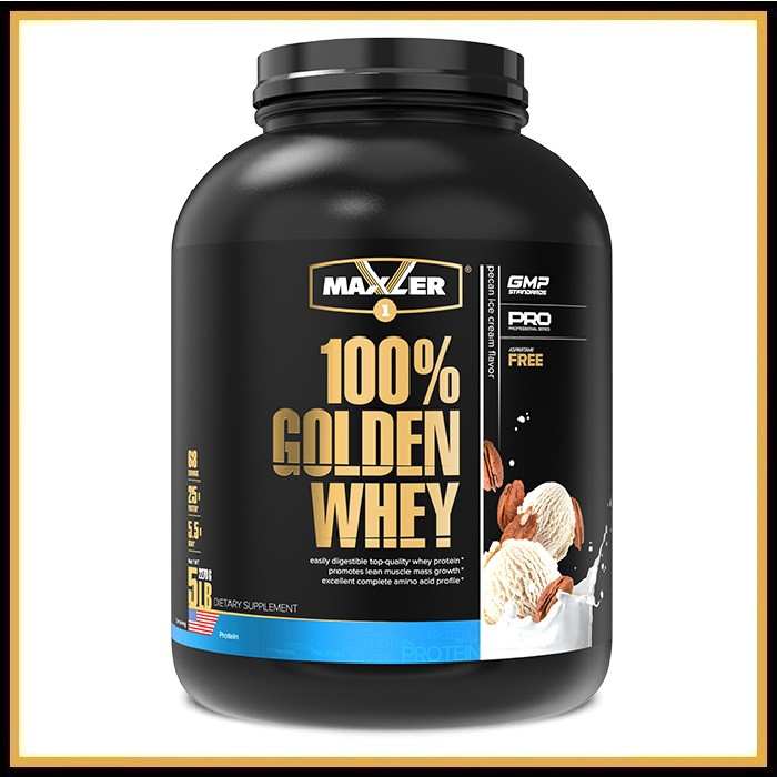 Maxler Golden Whey 2300 г «Клубника-Банан»