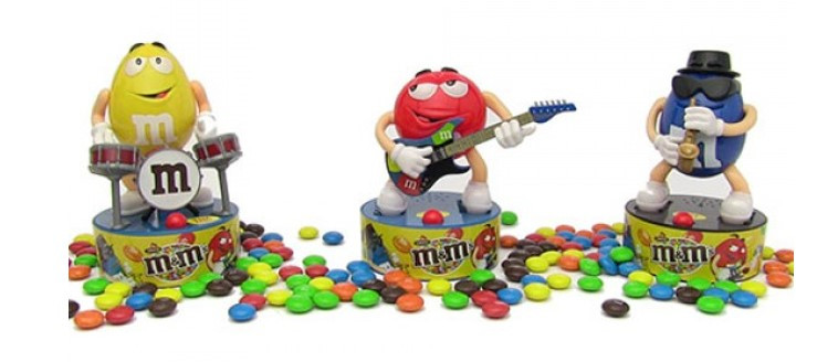 Игрушка Музканты M&M's Rock Stars игрушка + 45гр конфет