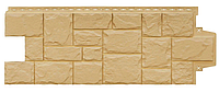 Фасадные панели Песочный 982х390 мм (0,376 м2) Крупный камень серия Стандарт Grand Line
