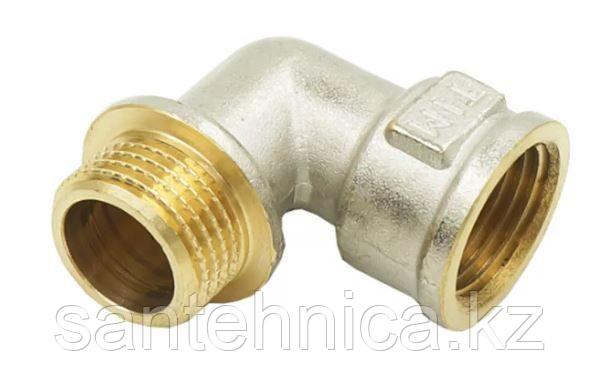 Уголок латунь никель Ду 40 (1 1/2") внутр./наруж., фото 2