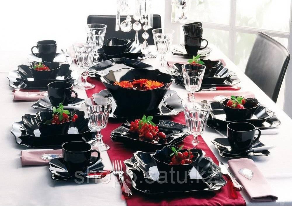 AUTHENTIC BLACK столовый сервиз на 6 персон из 18 предметов, шт