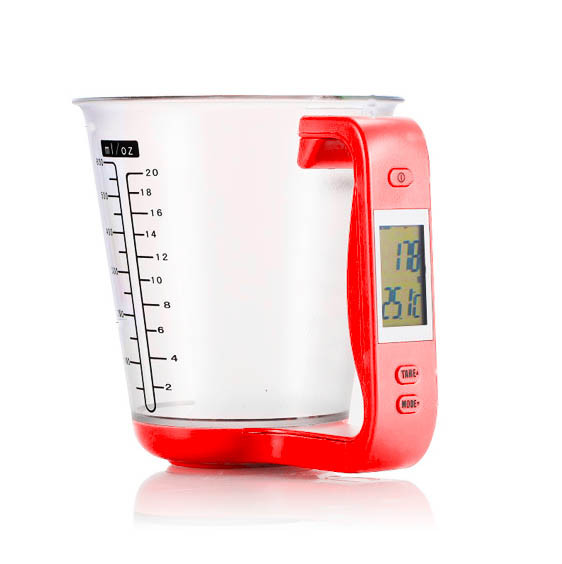 Кухонные весы мерный стакан с термометром электронные LCD-дисплеем Digital measuring cup scale в ассортименте - фото 1 - id-p89908662