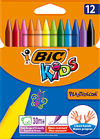 Цветные мелки 12 шт Bic Kids Evolution Plastidecor