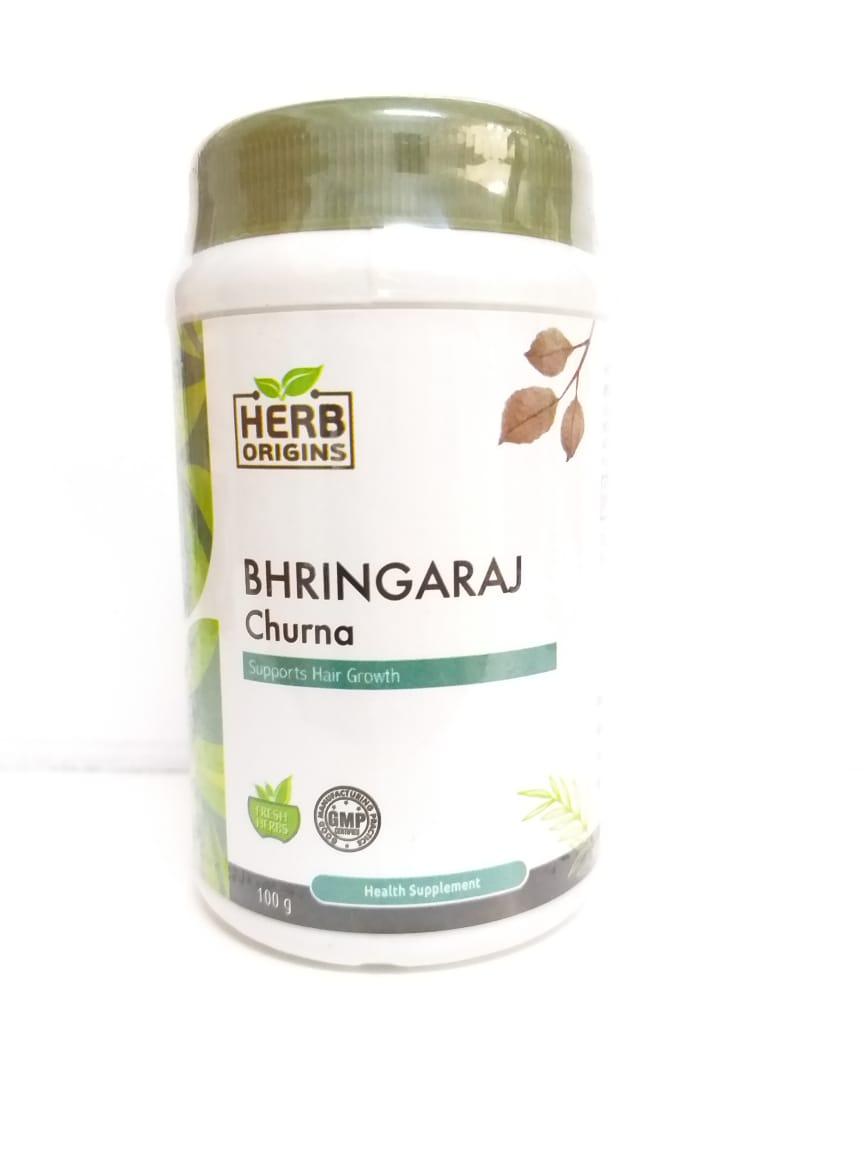 Брингарадж чурна, 100 гр, Herb Origins, сильный тоник для печени и знаменитое аюрведическое средство для волос