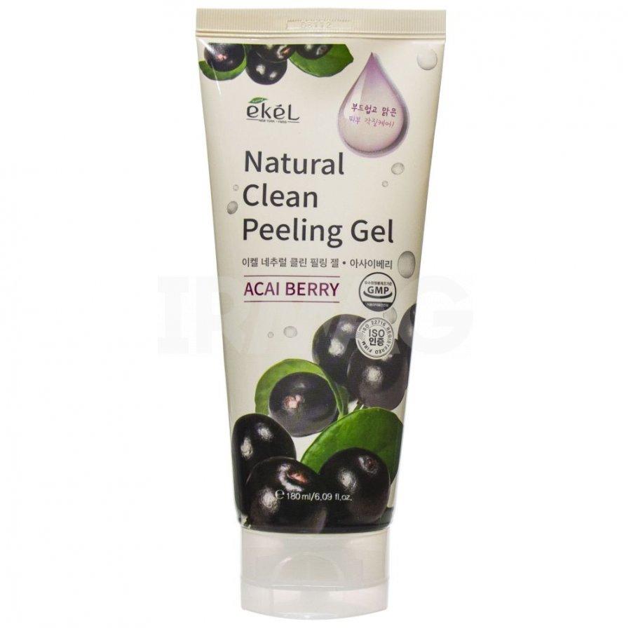 Пилинг-скатка с экстрактом ягод асаи Ekel Acai Berry Natural Clean Peeling Gel
